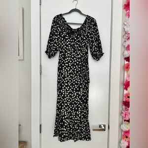 Midi Front Slit Dress